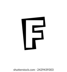 Logotipo F. Logotipo de la letra F. Monograma FF.