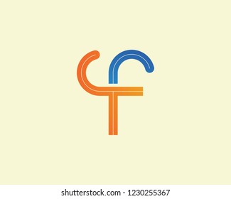 F logo letter template vector