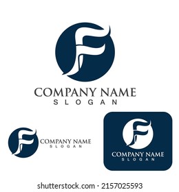 F logo Letter vector icon