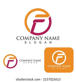 F logo Letter vector icon