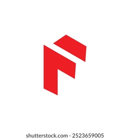 F logo with modern creative idea concept design
