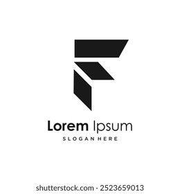 F logo with modern creative idea concept design