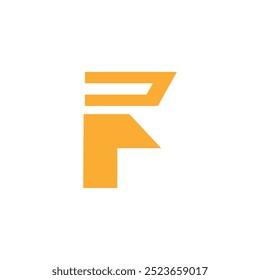 F logo with modern creative idea concept design
