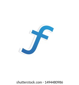 F logo and symbol letter