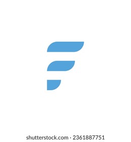 F logo symbol letter vector, Abstract letter F shield logo design template.
Letter F logo set with geometric gradient design.