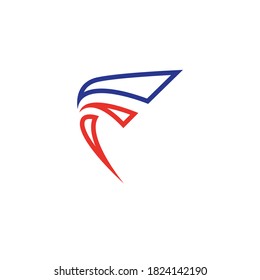 F logo and symbol vector icon 