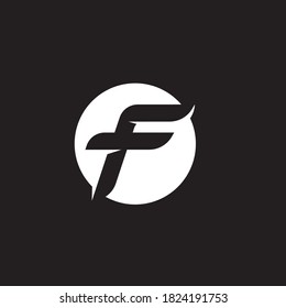 Icono del logotipo F y del vector del símbolo 