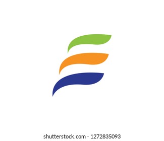 F logo and symbols template vector icons