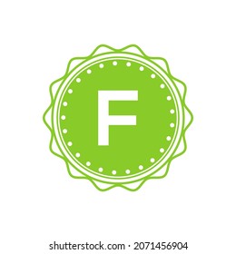 F Logo Template. Letter Emblem F Logo Identity for Restaurant, Royalty, Boutique, Cafe, Hotel, Heraldic, Jewelry, Fashion, Wine