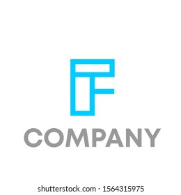 f logo vector design template sign