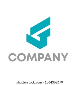 f logo vector design template icon shape