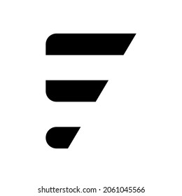 f logo vector design template