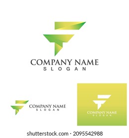 F logo vector icon illustration design
