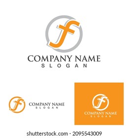 F logo vector icon illustration design