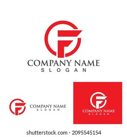 F logo vector icon illustration design