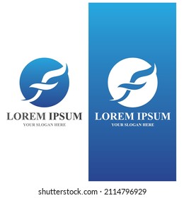 F logo vector icon illustration design