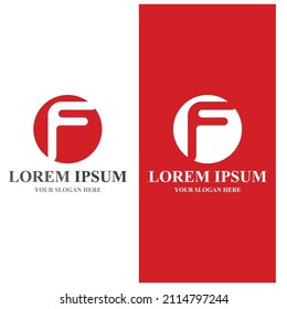 F diseño de ilustración de icono vectorial
