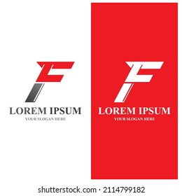 F logo vector icon illustration design