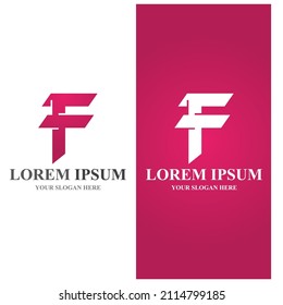 F logo vector icon illustration design