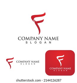 F logo vector icon illustration design