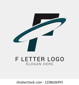 F Logos. F Logotype. Letter Logo. Logo design vector icon symbol template