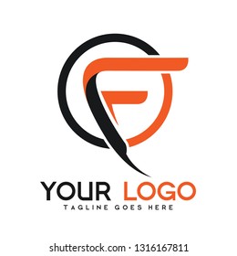 F logotype, abstract design for industry and business, logo template vector, web, media technology, network security, internet, fitness club, brand logo, cool design for the future