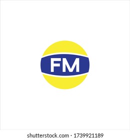 Diseño del icono del logotipo de la letra M