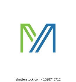 F M Logo design template