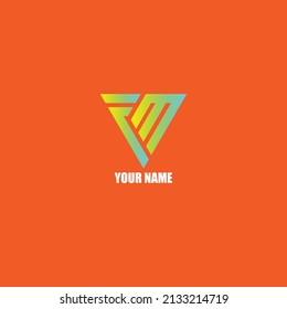 f and m logo illustration suitable for brand and company logos
