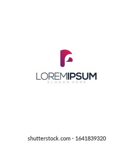 F Modern Logo Letter Template