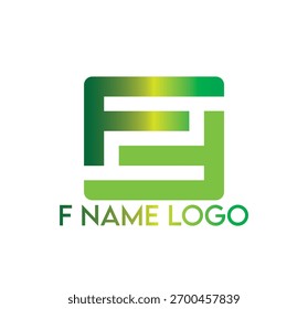 Logotipo Vetorial De Nome F, Modelo Do Logotipo, Eps Do Logotipo, Logotipo Comercial
