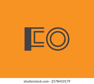 F and O logo design. FO abstract Letters Logo Monogram. This logo design is the process of creating a visual symbol that represents a brand, company, or individual.