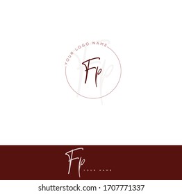  F P FP Erstmalige Handschrift und Logo der Unterschrift.	
