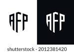 A F P Initial Monogram Letter Vector. AFP Letter Logo Design Template.