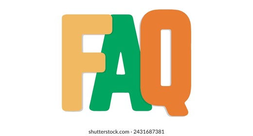 f  a q text brush calligraphy banner	