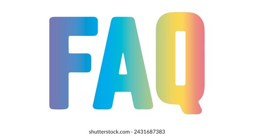 f  a q text brush calligraphy banner	