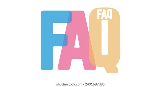 f  a q text brush calligraphy banner	