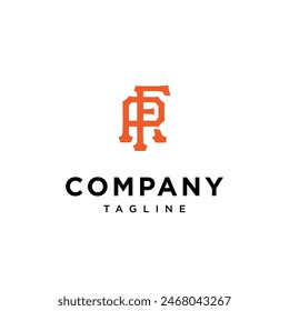 F R letter logo icon vector template.eps