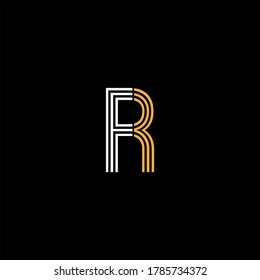 F R Letter Logo Vector Design