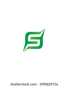 Vektor-Logo-Vorlage für F- und S-Links