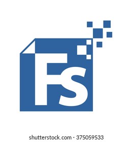 f and s logo vector.