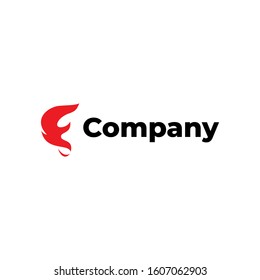 F Symbols Fire Logo Design Vector Eps 10