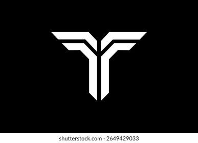 F T F FT TF FTF FF VT VF TFV FTT VTF TVF FVT VFT initial logo design vector symbol graphic idea creative, gym and fitness logo with triangle