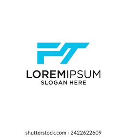 f t-Buchstaben-Logo-Designvorlage
