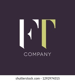 F T logo design