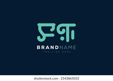 F und T Logo Design. FT abstrakte Buchstaben Logo-Monogramm. Dieses Logo-Design ist der Prozess der Erstellung eines visuellen Symbols, das eine Marke, ein Unternehmen oder eine Einzelperson repräsentiert.