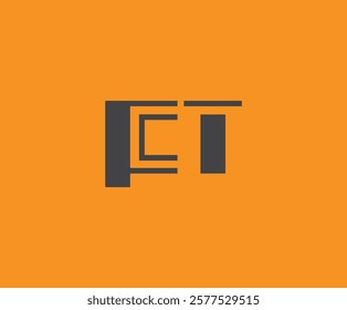 F and T logo design. FT abstract Letters Logo Monogram. This logo design is the process of creating a visual symbol that represents a brand, company, or individual.