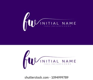 1,706 Fw logo design Images, Stock Photos & Vectors | Shutterstock