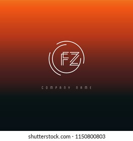 F & Z Joint logo icon vector template.