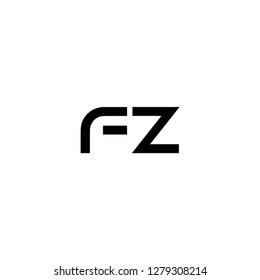 F & Z logo template vector